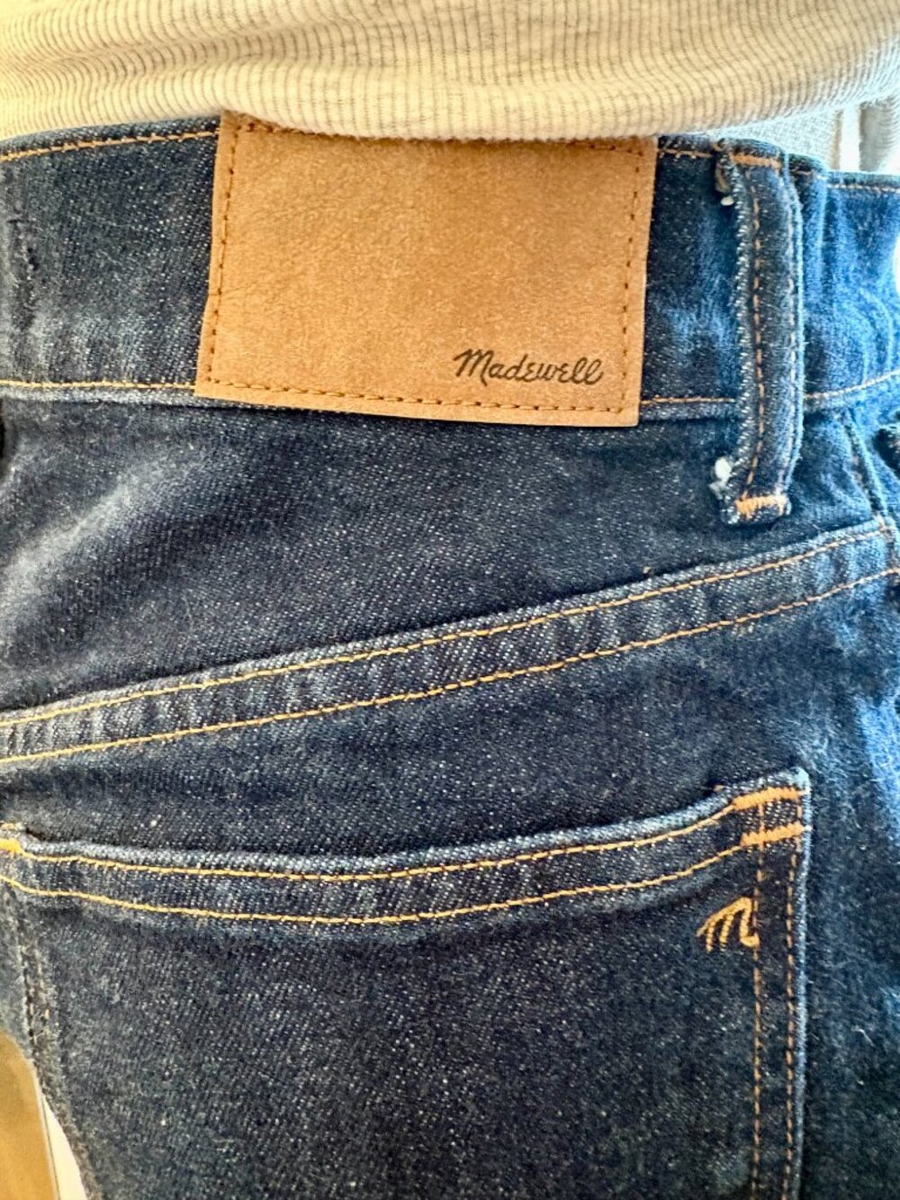 Madewell The '90s Straight Jean in Norman Wash - size 25 - Picture 5 of 9